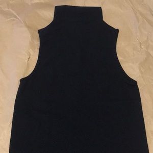 High neck form fitting tank